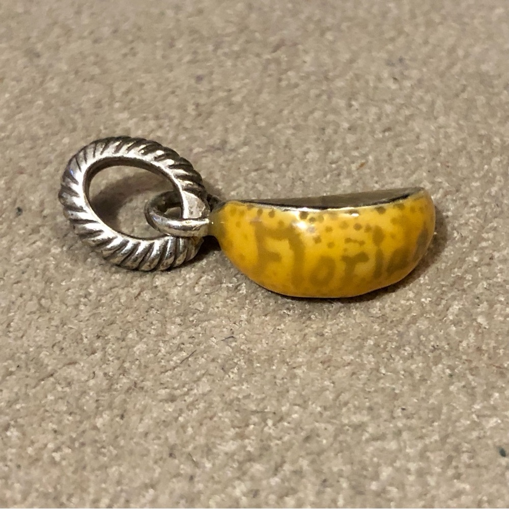 Price⤵️ Brighton Florida orange slice charm from States Collection Gently used